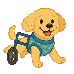 Indy in his wheelchair